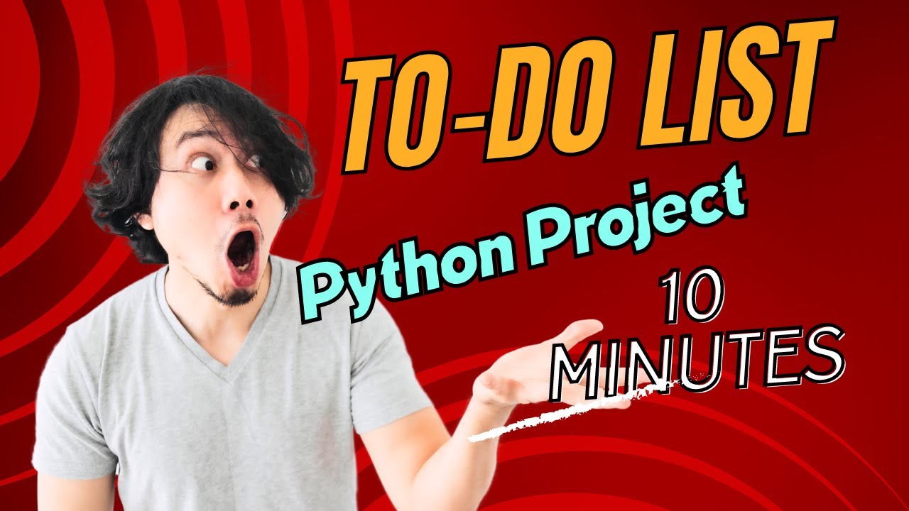 TO -Do List 📝 Project using Python in Just 10 minutes 🚀 - YouTube