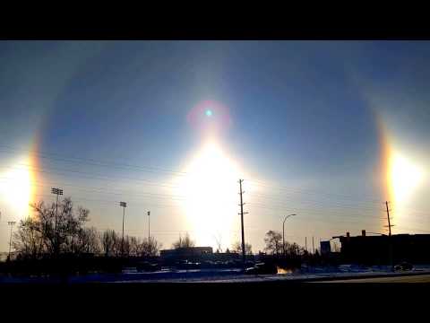 Sun dog at Winnipeg