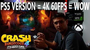 Crash Bandicoot 4 It’s About Time - PS5 Version looks amazing in 4K and 60FPS