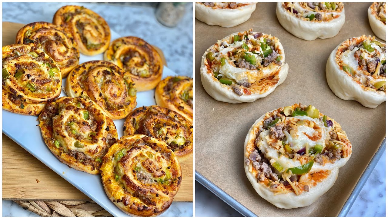 أفضل مرافق للشربة 😍 بيتزا رولي لي هبل عليها زوجي خفيفة كي القطن طريقتها جد سهلة جربوها و أدعيولي🤤