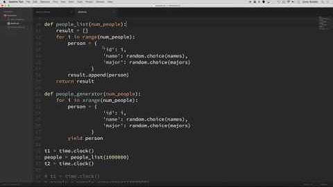Python Scripting Tutorial Generators How to use them and the benefits you receive