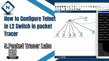 9.How to Configure Telnet in L2 Switch in packet Tracer | Packet Tracer | CCNA