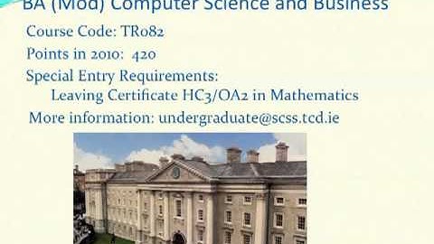 Computer Science & Business - Open Day
