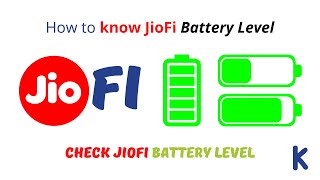 How to know JioFi battery level | How to check JioFi battery percentage. screenshot 4