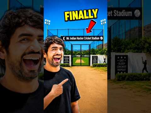 I Am Making Personal Cricket & Football Stadium #mrindiahacker