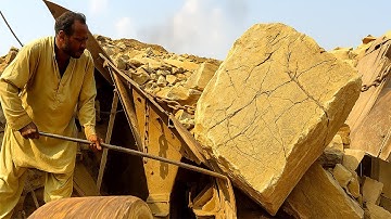 🤷‍♀️ HOW to Break The LARGEST ROCKS without Machines❓❓❓