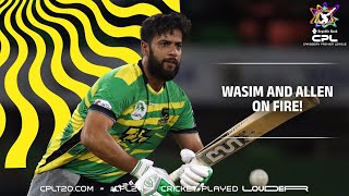 Imad Wasim and Fabian Allen's ELECTRIC Partnership! | Record Breakers