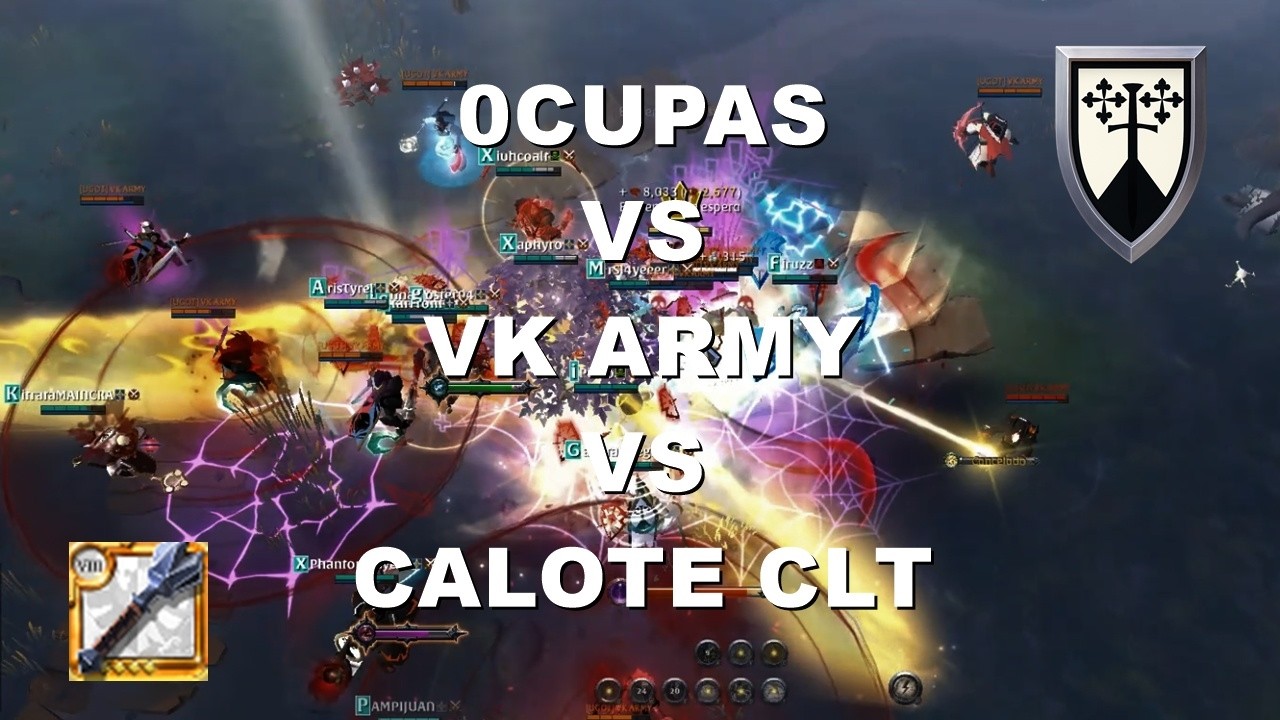 0cupas vs VK ARMY vs CALOTES CLT | POV Caller | Albion Online ZVZ
