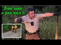 I tried to overcome my fears during the Search and Rescue mission. Cops and Snakes don't mix's