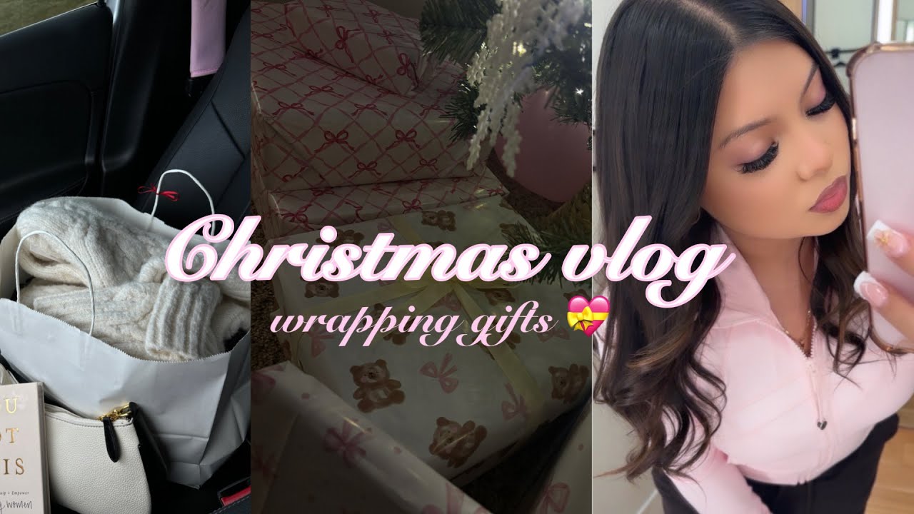 LAST MINUTE CHRISTMAS SHOPPING + WRAPPING GIFTS | Analeigha Nguyen