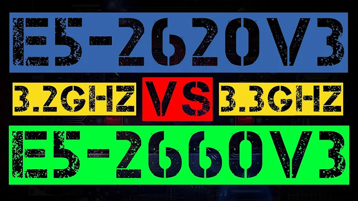 Débat Processeurs XEON E5-2620v3 vs E5-2660v3