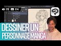 Fr lillustration de personnage manga avec franck demollire  partie 1