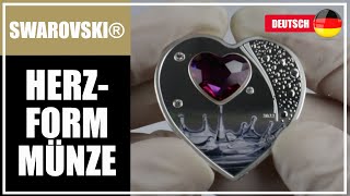 SWAROVSKI® Brilliant Love Herzform Münze