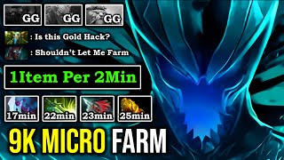 HOW TO MICRO FAST FARM LIKE A 9K TERRORBLADE Crazy 1Item Per 2Min & IMBA Physical Damage DotA 2