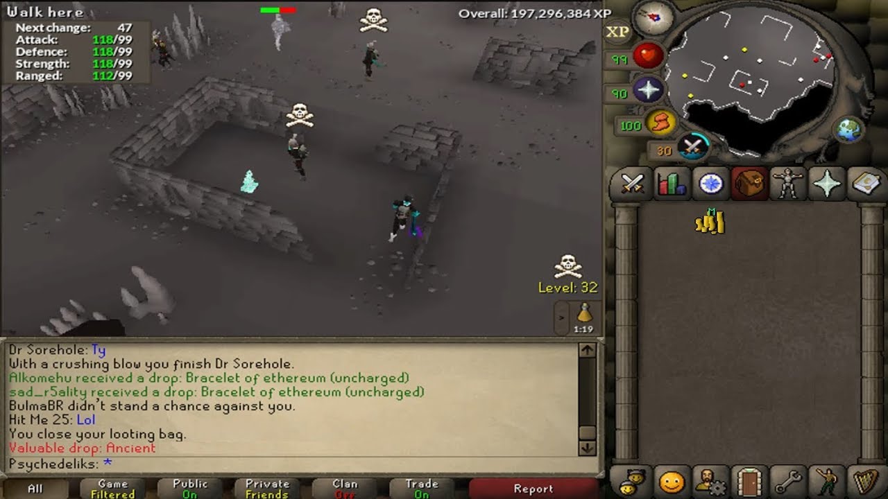 Loot From 10 Hours of Revenants while Skulled