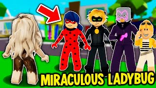I got ADOPTED by MIRACULOUS LADYBUG in BROOKHAVEN! (Roblox Brookhaven RP!)