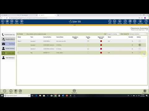 PCCSS Tutorial on Tyler 360 gradebook.