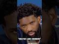 “Celtics are CHOKERS” - Joel Embiid Postgame Interview after winning series - 76ers vs Celtics