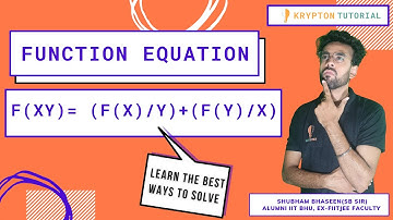 Functional Equation f(xy)= (f(x)/y) + (f(y)/x) (By PK SIR IIT BHU ) || IIT JEE Mathematics