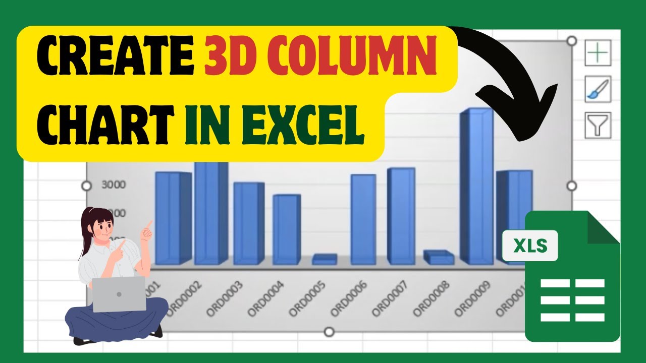How To Create 3D Column Chart In Excel