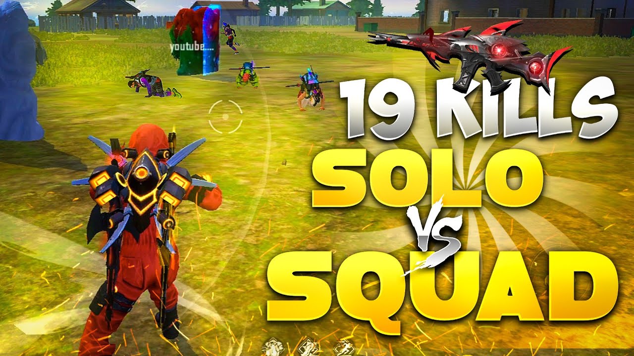 New Scar 🔥 Megalodon Gameplay Solo vs Squad - Garena Free Fire