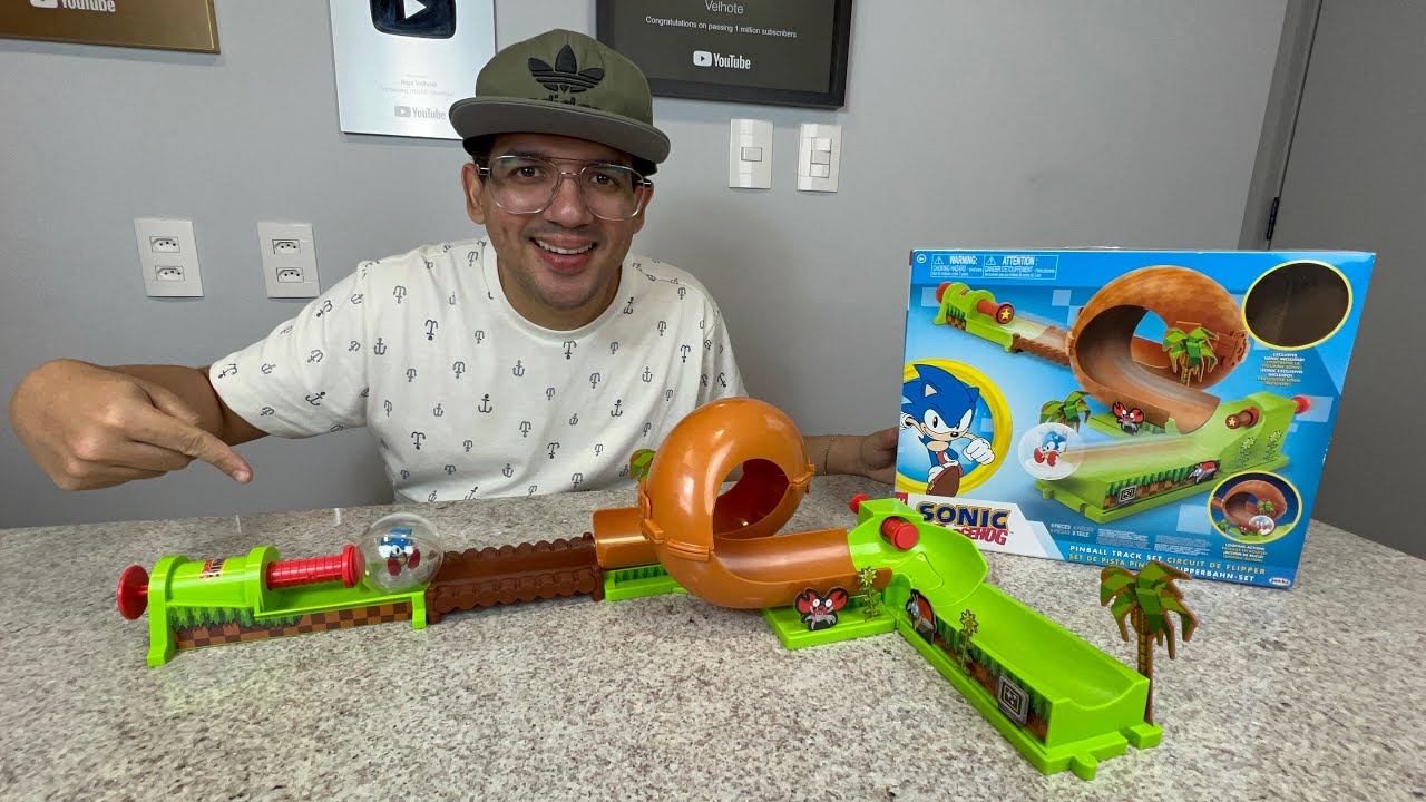 TESTANDO A SUPER PISTA DE CORRIDA DO SONIC!!! (incrível)