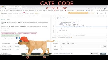 Leetcode Longest Common Prefix Javascript solution