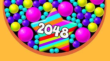 BOUNCE MERGE – 2048 Destroy Balls (Balls Gameplay) [From 1 To 250m points]