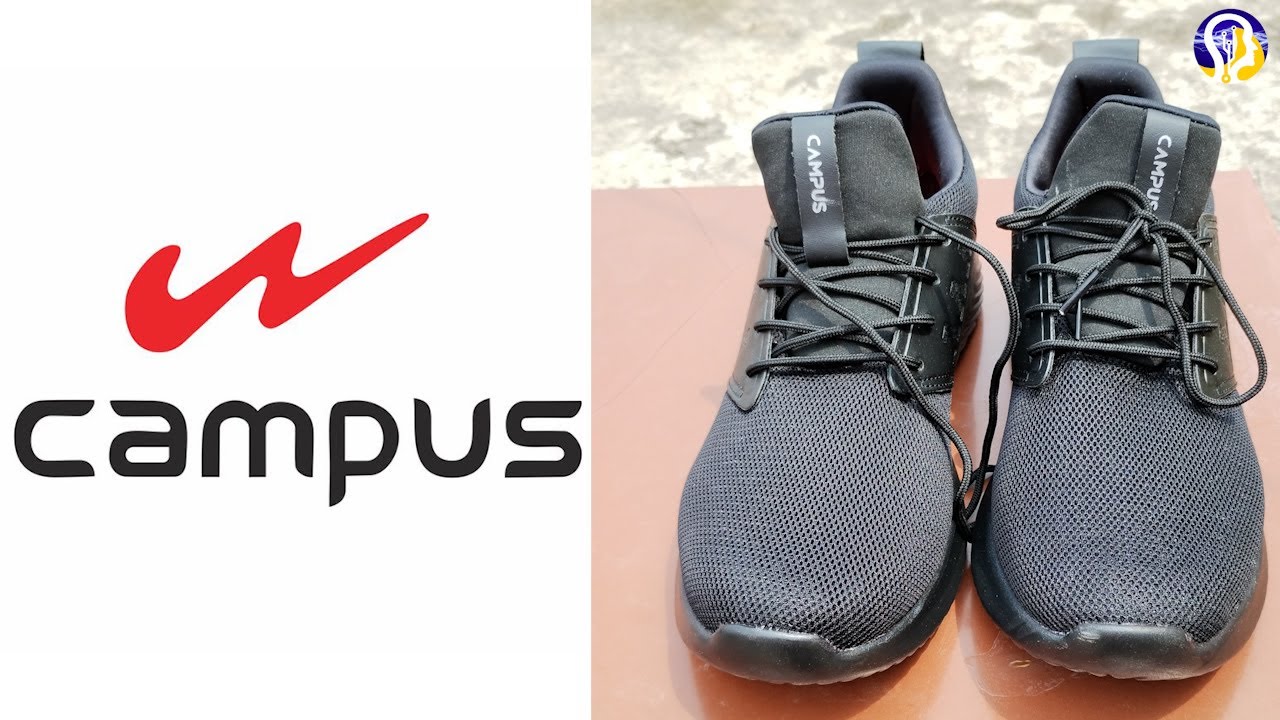 Campus Men's Broklyn Running Shoes Campus full black Shoes Review