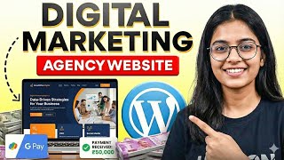 Create Digital Marketing Agency Website in WordPress | Wordpress Website Tutorial