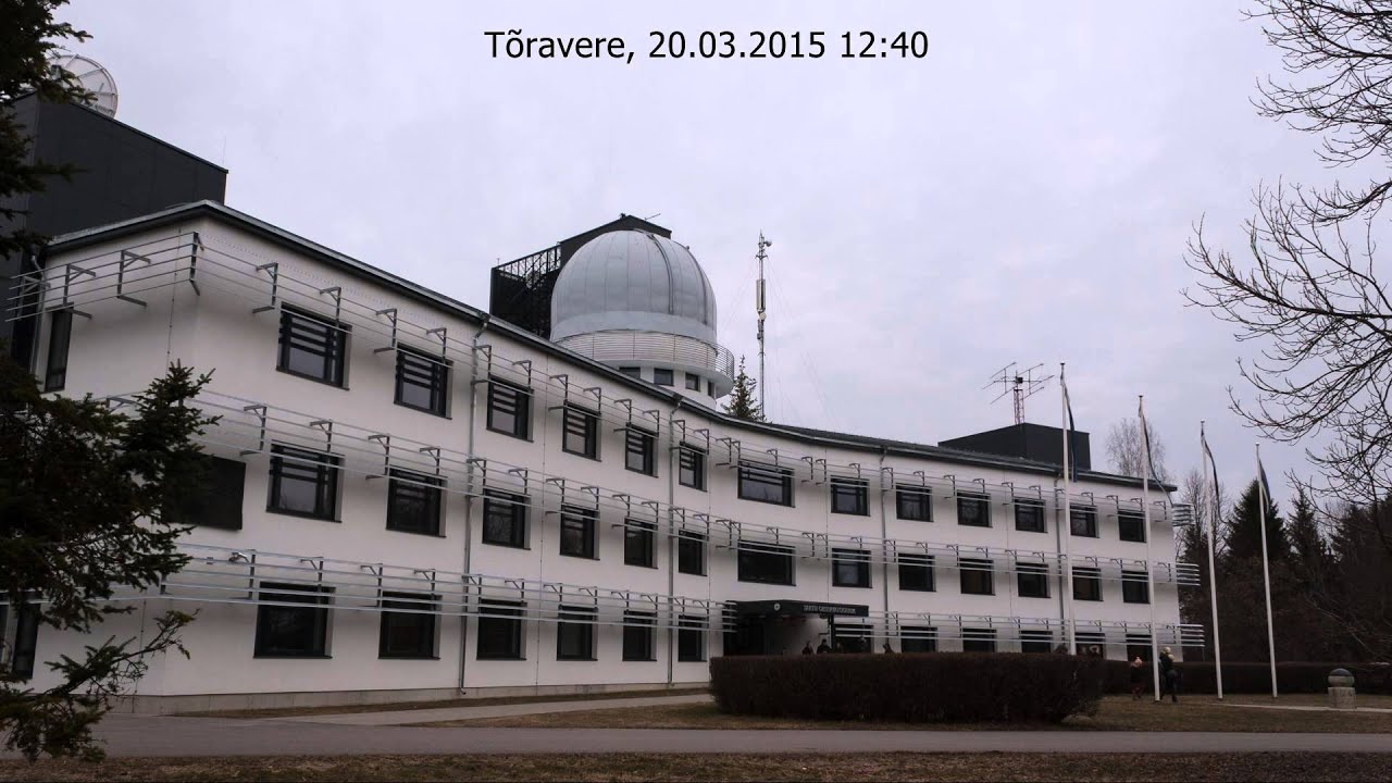 Osaline päikesevarjutus Tõraveres 20.03.2015