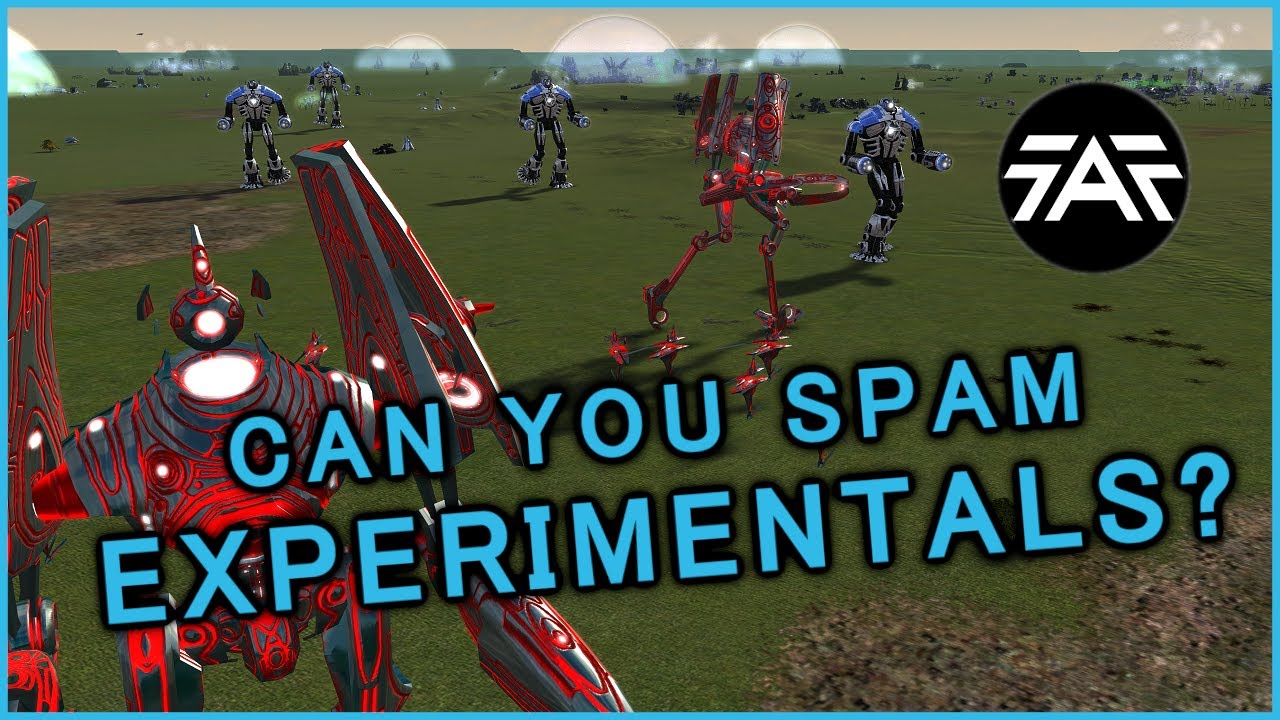 Can You Spam Experimentals? : Supreme Commander Forged Alliance Forever 