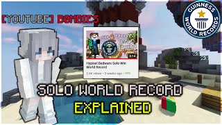 How B0MBIES Won The (former) FASTEST Solo Bedwars Game