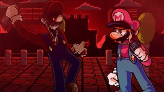 FNF Confronting Yourself cover request| Horror Mario vs IHY Mario