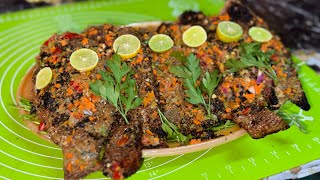 لو نفسك في أكلة سمك مشوي بس معندكش شواية؟اتفرج وشوف البوتاجاز عمل إيه! الطعم = 🔥🔥