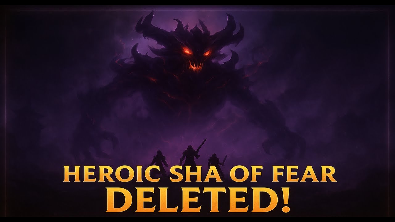 Heroic 😱 Sha of Fear 😱 made EASY! Our Strategy & Breakdown | MoP Classic