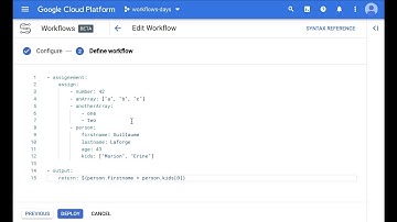 Day #6 with Cloud Workflows: arrays and dictionaries