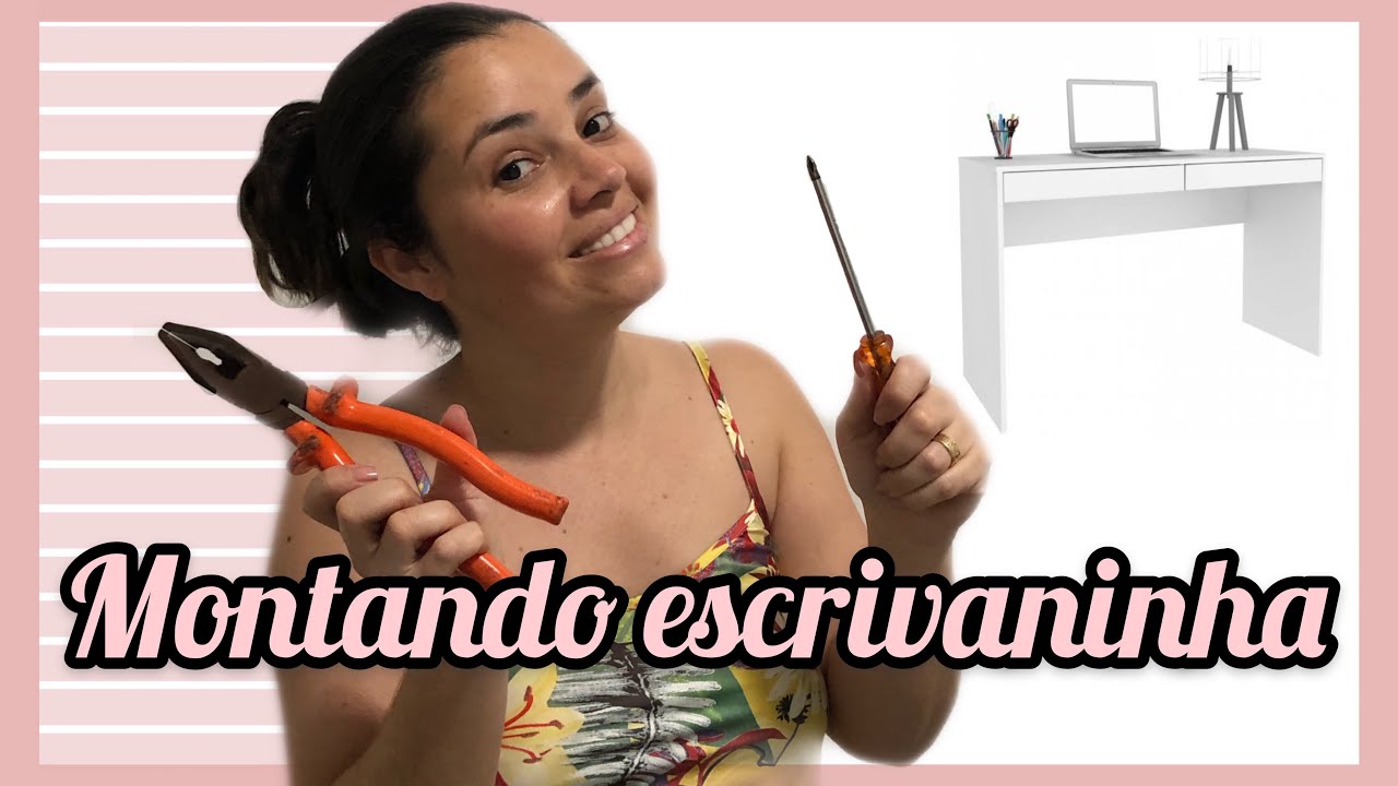 #montandomovel #facavocemesmo   Montando um móvel sozinha!  Escrivaninha.