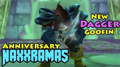 Putting my NEW EPIC DAGGER to work in Naxxramas | Rogue Classic Anniversary