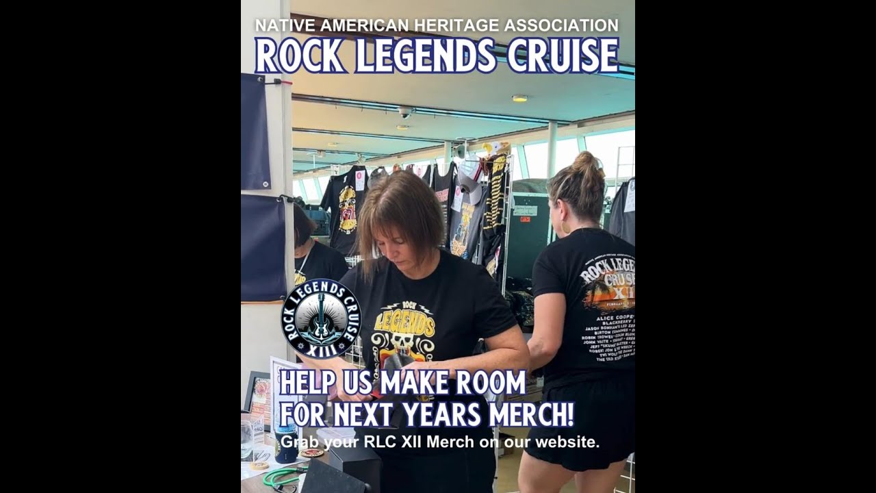 Rock Legends Cruise Merch for XIII Cruise