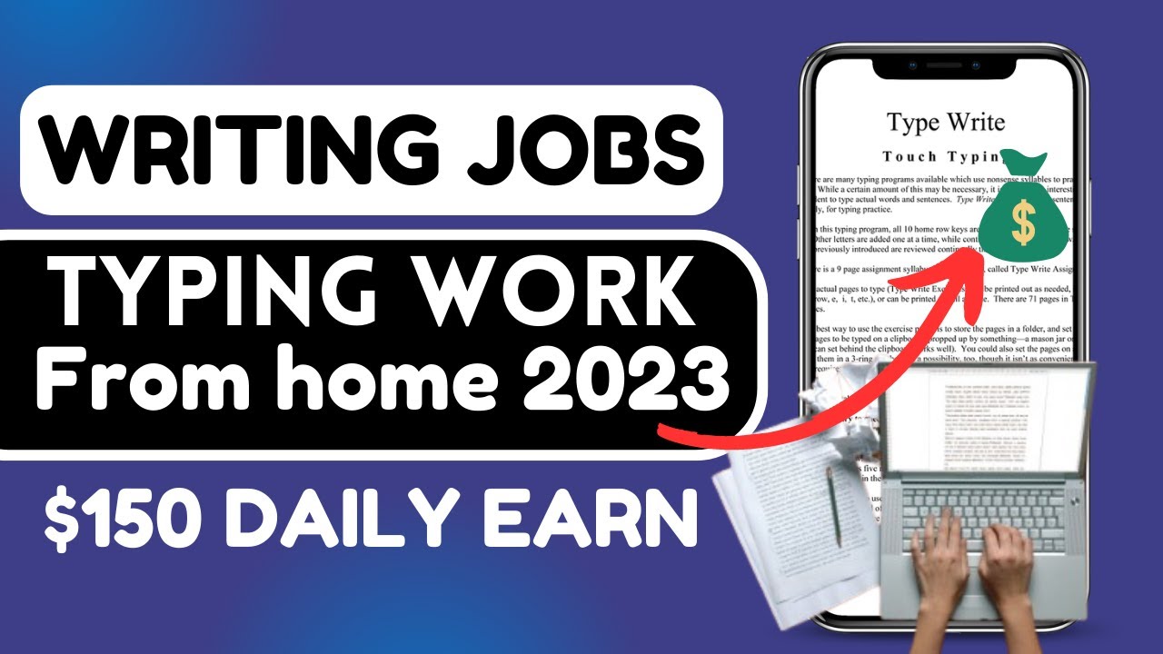 Online Typing jobs work at home | Earn money without investment