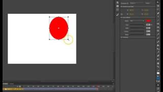 Flash CC - Transforming Shape and Morphing Colour