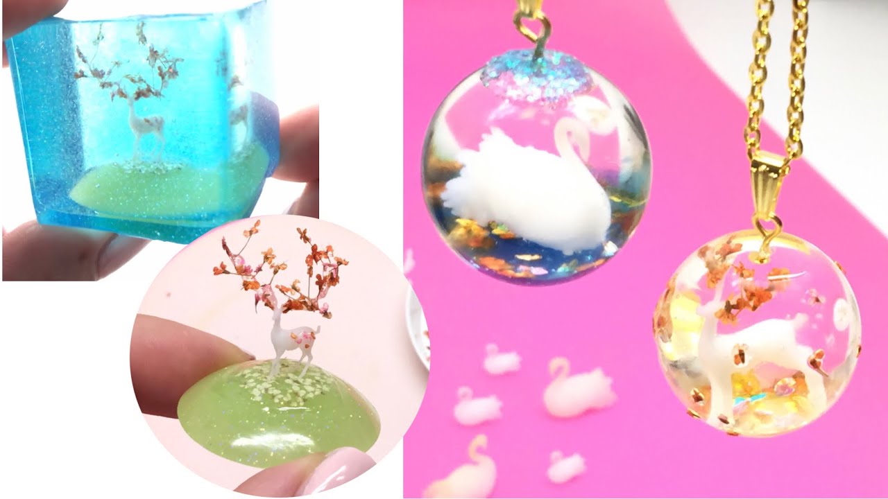 Resin Crafts- Paper weight- Pendants- DIY