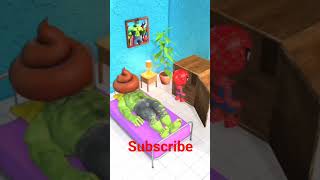 Lil Spidey His Hiding in the Small Cupboard #funnyanimation #shorts #animation