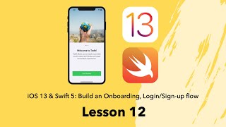 Setup Login View Controller UI (Lesson 12)