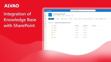 Integration of Knowledge Base with SharePoint