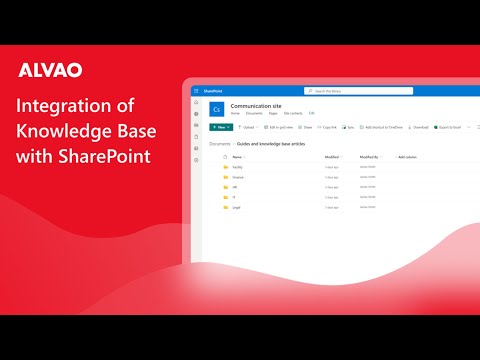 Integration of Knowledge Base with SharePoint
