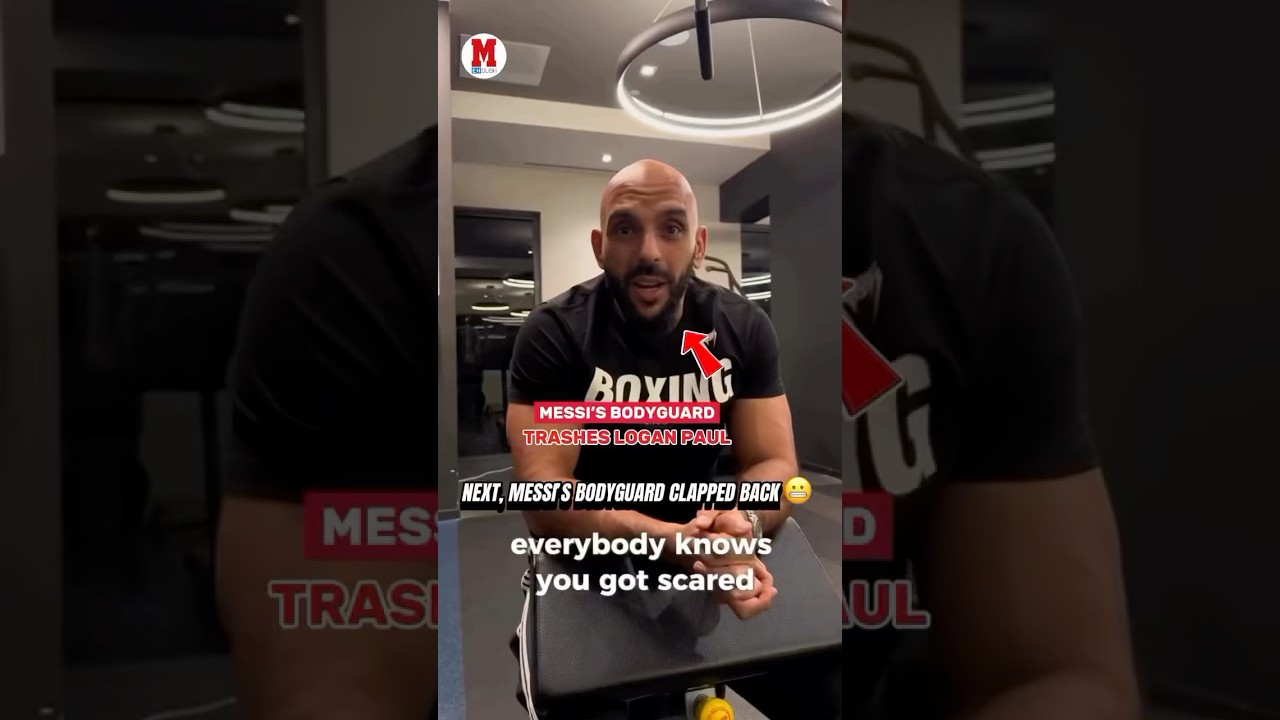 🚨 Messi’s bodyguard says Logan Paul chickened out of fighting him 😬 