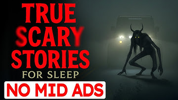 6 HOURS of TRUE Scary Stories for Sleep | 🛑 NO MID ADS | Gentle Rain Sounds | Black Screen | Vol 24