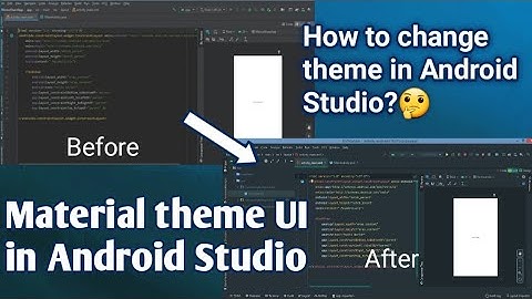 How to apply material theme UI in android studio step by step || Mayank Codes